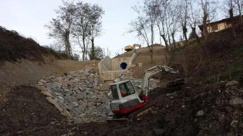 Rio Piazza channel culvert with PALADEX pipes