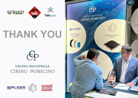 Stand 80 del Gruppo Industriale Cirino Pomicino con Paladeri a Servizi a Rete TOUR 2026