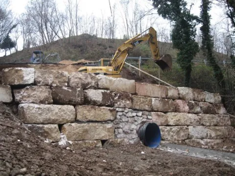 Il sito della SP 80 Montanina a lavori conclusi