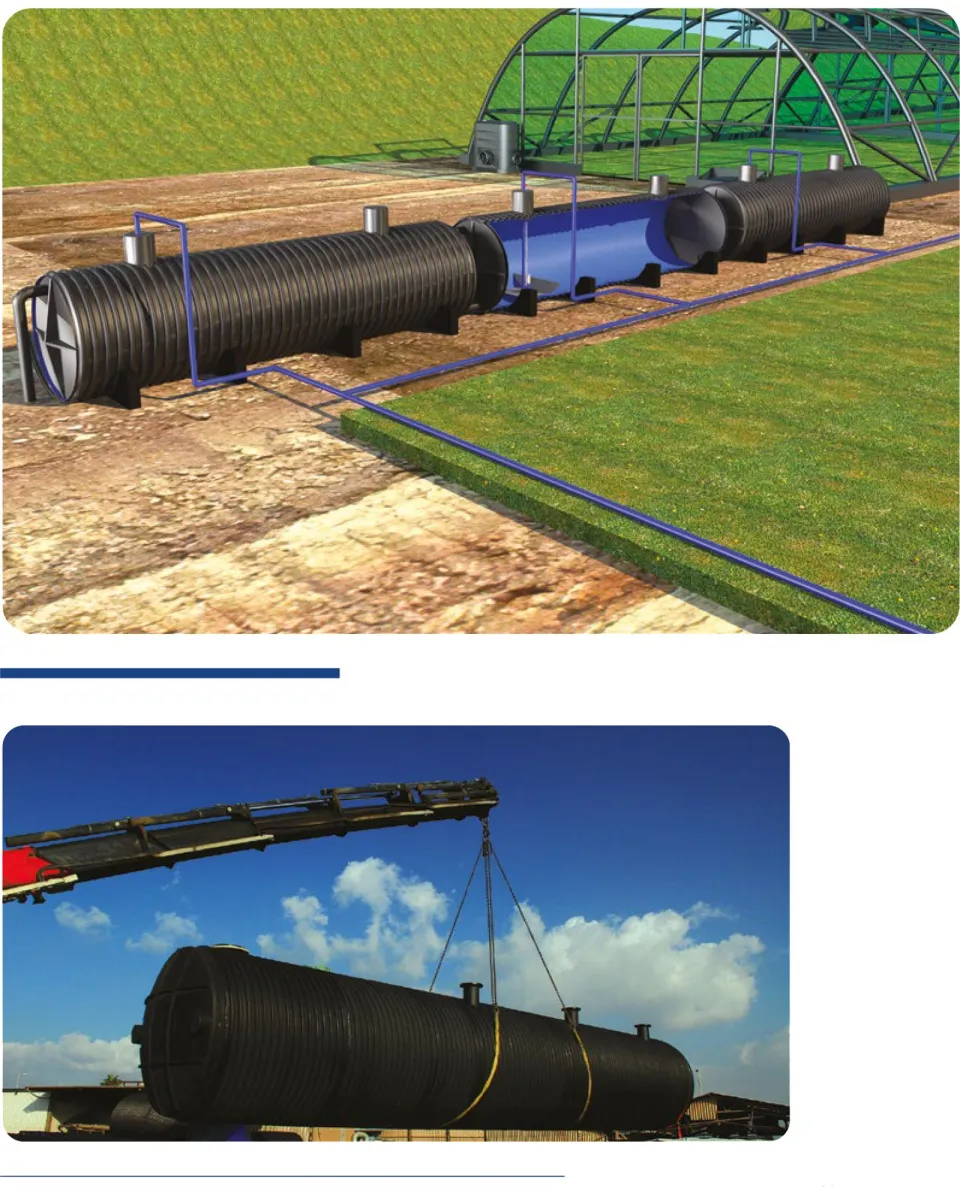 PALATANK storage tanks for irrigation: installation and handling